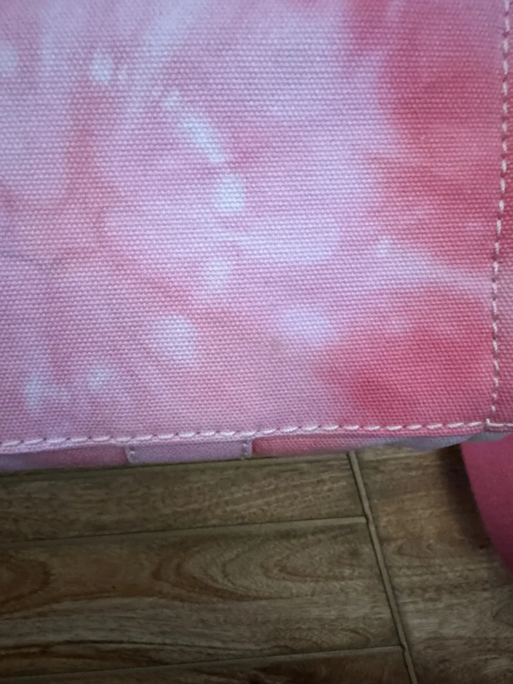Marc Jacobs Pink Tie-Dye Canvas Medium Tote Bag - Picture 10 of 11